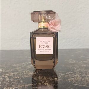 Victoria's Secret Tease Cocoa Soirée - Smoky Brown Bottle with Pink Flower